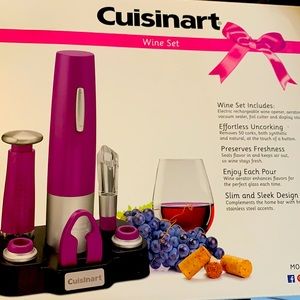Cuisinart Wine Set - Purple